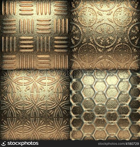 Luxury Golden background made in 3D graphics