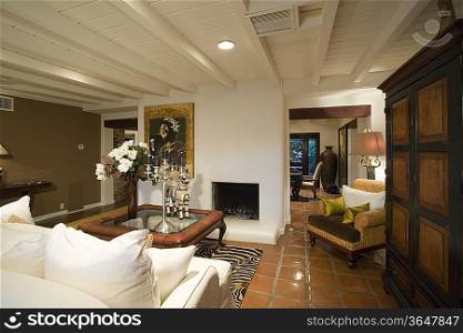 Luxury interior design, living room