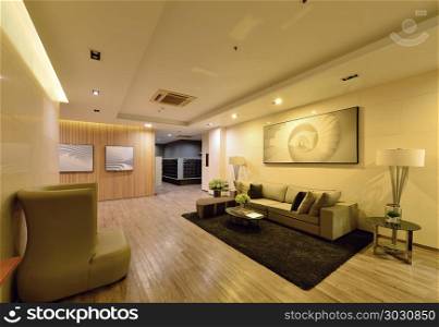Luxury private lobby in a condominium