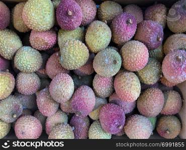 Lychee - a tropical tree native to the Guangdong and Fujian provinces of China.