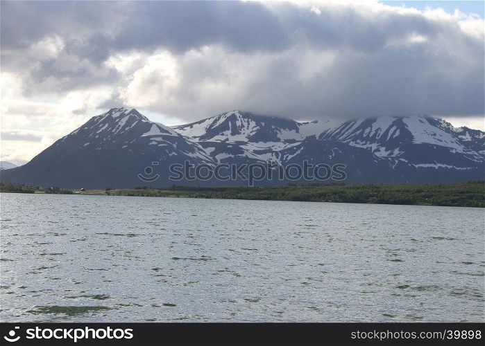 Lyngen Alps, Norway, mountains and fjords
