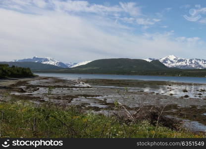 Lyngen Alps, Norway, mountains and fjords