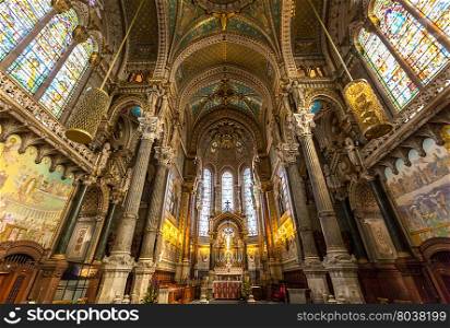 Lyon Notre-Dame de Fourviere Basilica Church France