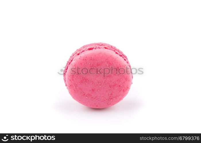 Macaroon homemade isolated on a white background