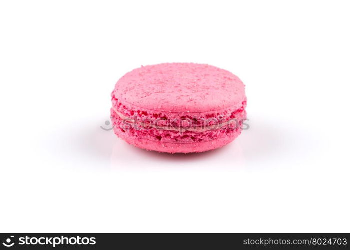 Macaroon homemade isolated on a white background
