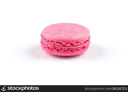 Macaroon homemade isolated on a white background