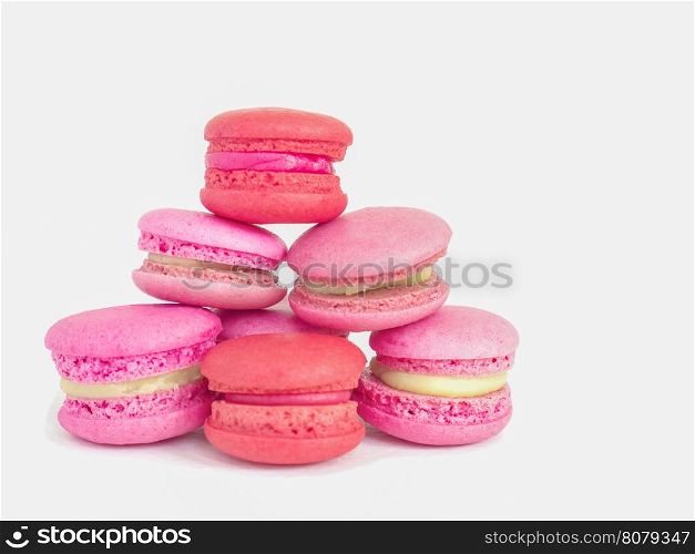 Macaroon on a white background