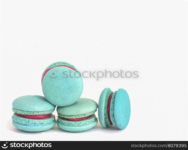 Macaroon on a white background