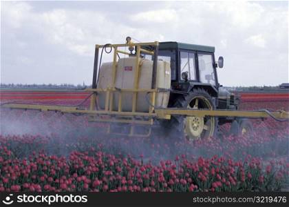Machine Spraying Pesticides