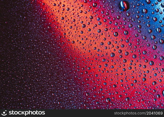 macro abstract drops water bright surface