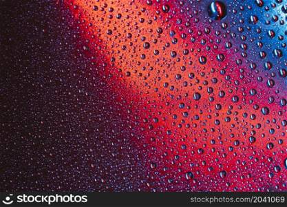 macro abstract drops water bright surface