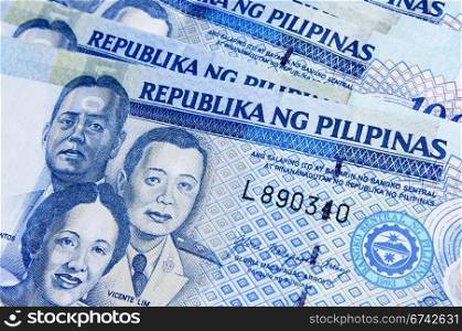 macro background images with philippines peso.