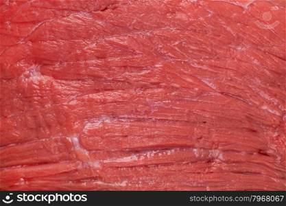 macro shot of fibers fresh meat for background