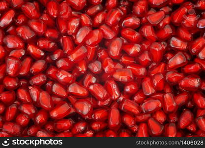 Macro texture of pomegranate. Element of food design.