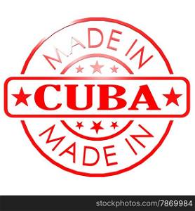 Made in Cuba red seal