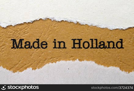 Made in Holland