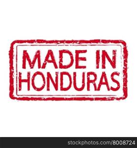 Made In HONDURAS Stamp Text Illustration