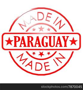 Made in Paraguay red seal
