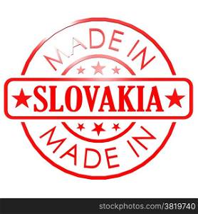 Made in Slovakia red seal