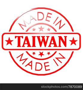 Made in Taiwan red seal