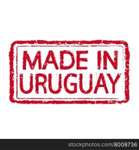 Made In URUGUAY Stamp Text Illustration