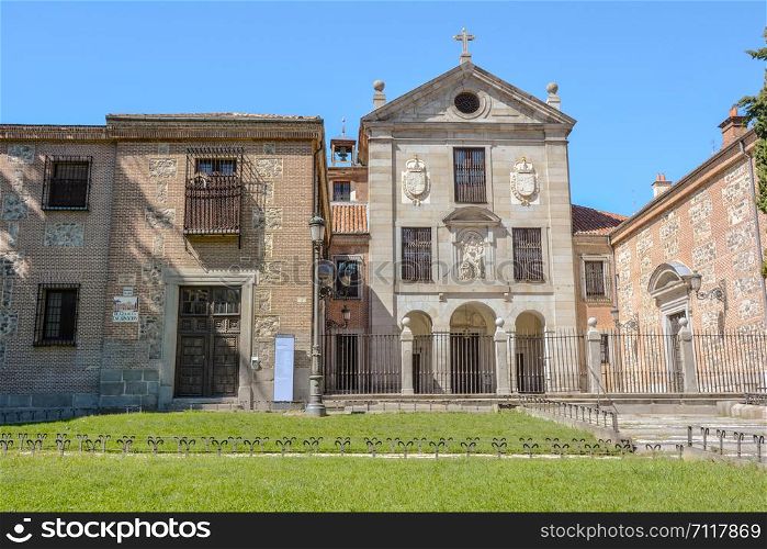 Madrid - September, 13: Real monasterio de la encarnacion (1620-1664 years) in Madrid -on September 13, 2017 in Madrid, Spain