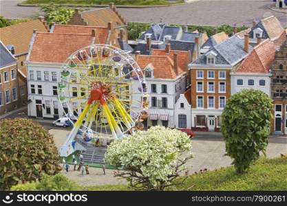 Madurodam Miniature Town scene, Netherlands, Europe