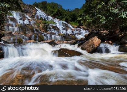 Mae Ya waterfall, Doi Inthanon national park at Chiang Mai, Thailand