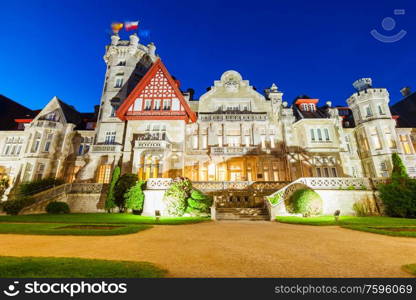 Magdalena Palace or Palacio de la Magdalena is a palace located on the Magdalena Peninsula in Santander city, Spain.