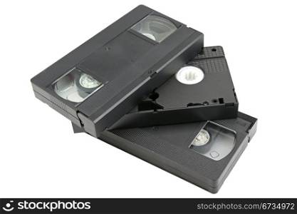 magnetic tape in a video tape