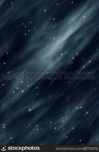 Magnificent night star abstract background 3d illustrated