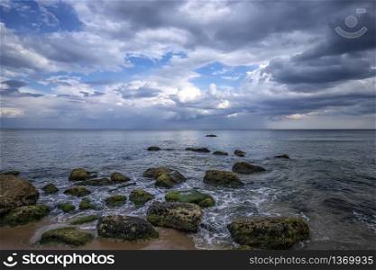 Magnificent seascape during the day. Beautiful natural seascape.