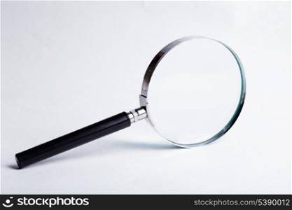 Magnifier isolated on white background