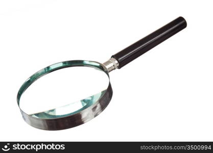 magnifying glass isolated on white background