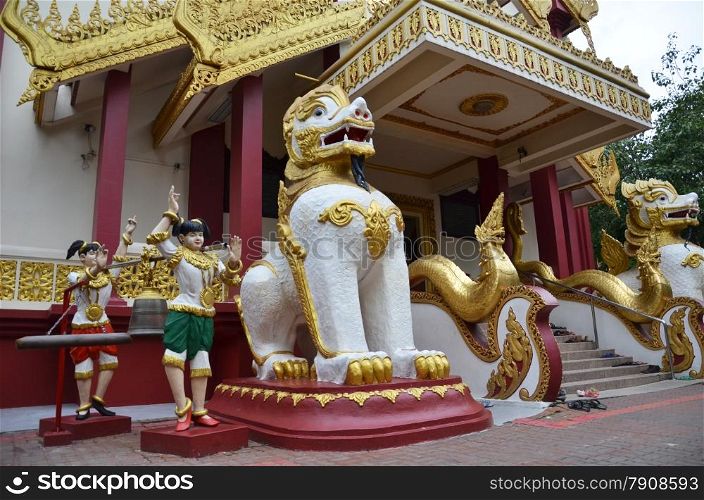 Maha Sasana Ramsi Burmese Buddhist Temple is a religious landmark in Singapore