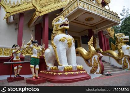 Maha Sasana Ramsi Burmese Buddhist Temple is a religious landmark in Singapore