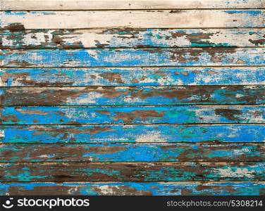 Mahahual Caribbean blue grunge wood painted textures in Costa Maya Mexico