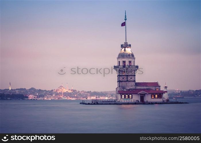 Maiden&rsquo;s Tower (Kiz Kulesi). Istanbul, Turkey