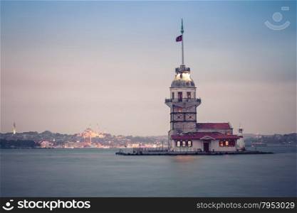 Maiden&rsquo;s Tower (Kiz Kulesi). Istanbul, Turkey
