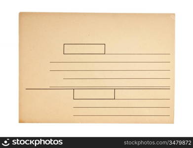mail envelopes isolated on white background