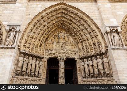 Main Entrance of Notre Dame de Paris