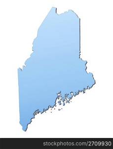 Maine(USA) map