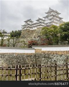 Mainkeep of the Himeji Castle (White Egret Castle or White Heron Castle) in Hyogo Prefecture, Japan. This is a UNESCO world heritage site.
