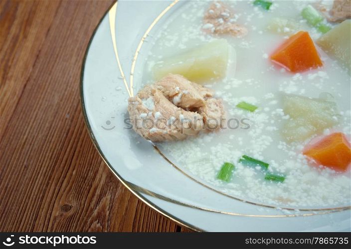 Maito Kalakeitto - Salmon cream soup in Finland