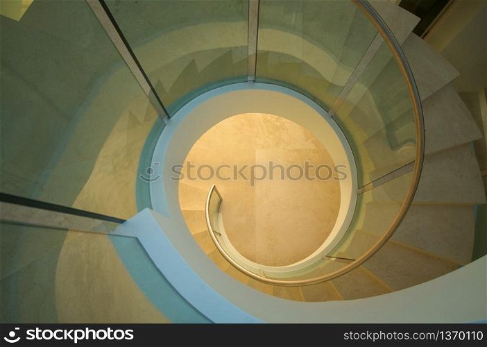 Majestic Spiral Staircase Abstract