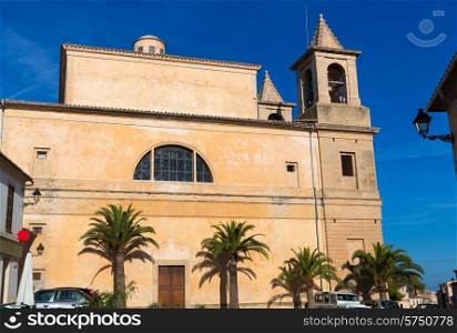 Majorca Alqueria Blanca Felanitx church in Mallorca Balearic island