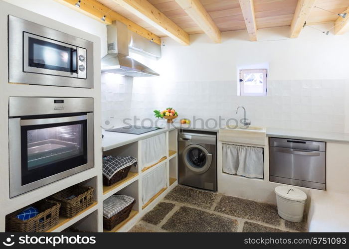 Majorca Balearic kitchen indoor house in Balearic islands Mediterranean architecture of Mallorca