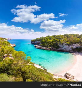 Majorca Cala Llombards Santanyi beach in Mallorca Balearic Island of Spain