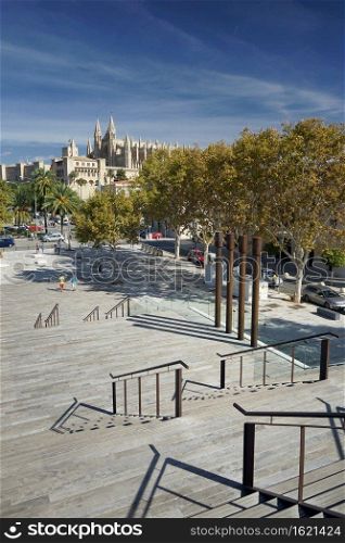 Majorca cathedral in Balearic Islands              