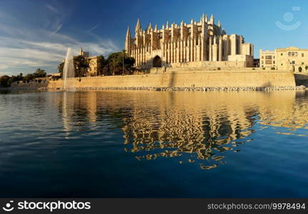 Majorca cathedral in Balearic Islands              